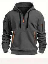 Shoulder Hooded Sweatshirt