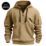 Shoulder Hooded Sweatshirt