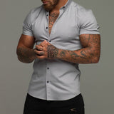Short Sleeve Lapel Shirt