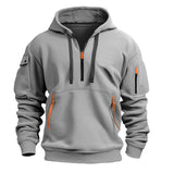 Shoulder Hooded Sweatshirt