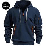 Shoulder Hooded Sweatshirt