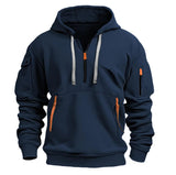 Shoulder Hooded Sweatshirt