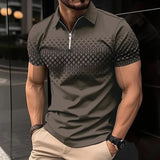 Men's Zipper Polo