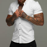 Short Sleeve Lapel Shirt