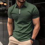 Men's Zipper Polo