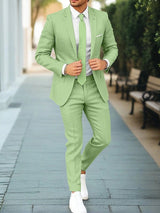 Men's One Button Suit
