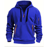 Shoulder Hooded Sweatshirt
