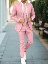 Men's One Button Suit
