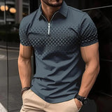 Men's Zipper Polo